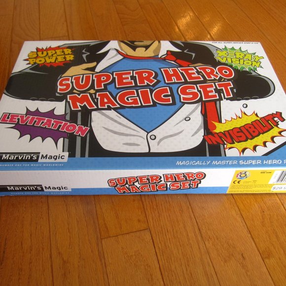 Marvin's Magic Super Hero Magic Trick Set SUPER POWER Brand New - Picture 5 of 9